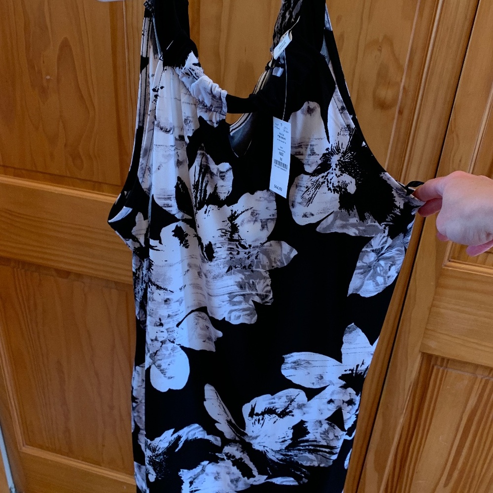 White House black market halter dress